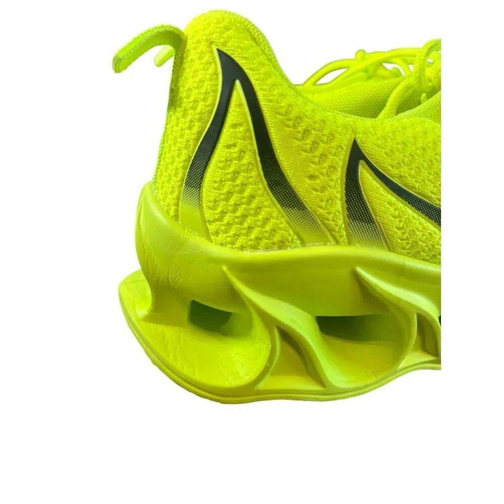 Retro‎ Neon Running Sneaker Active Sporty Fire Cloud 45 Lace Up Retro Funky Bold